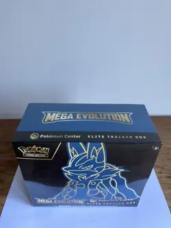 Pokemon Center Mega Evolutions Lucario Elite Trainer Box ETB - New & Sealed - Image 2
