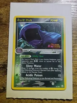 Pokemon TCG Dark Muk 16/109 EX Team Rocket Returns Reverse Halo - Image 1