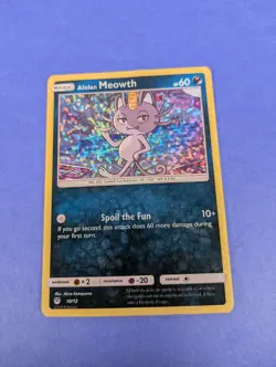 Alolan Meowth - 10/12 - Promo Holo McDonald's Collection 2019 - Pokemon - NM - Image 1