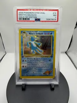 2000 Pokemon Gym Challenge Misty's Golduck Holo **1ST Edition** PSA 7 #12 - Image 1