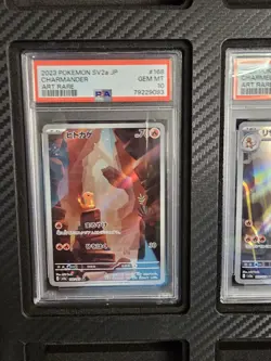Pokemon Japanese 151 Charizard EX, Charmander, Charmeleon PSA Gem Mint 10 - Image 2