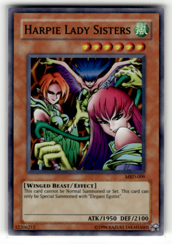 Harpie Lady Sisters MRD-009 Unlimited Super Rare Metal Raiders LP - Image 1