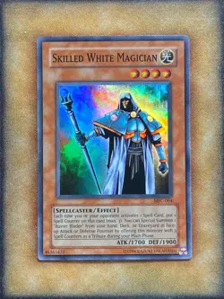 Yugioh Skilled White Magician MFC-064 Super Rare LP - Image 1
