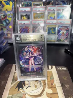 One Piece CCG Boa Hancock Op07-038 BGS 10 Gold Label - Image 1