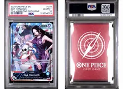 2025 ONE PIECE PROMOS PSA MAGAZINE EXCLUSIVE #038 BOA HANCOCK PSA 10 - Image 1