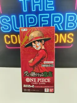 IN STOCK One Piece Japanese TCG OP-13 Carrying on His Will Booster Box Sealed - Image 1
