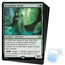 INCUBATION DRUID X4 March Of The Machine: Commander Magic MTG MINT CARD - Image 1