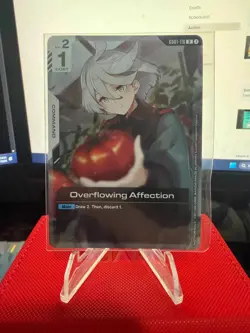 Gundam Card Game: Overflowing Affection GD01-118 First Combat Promo Alt Art - Image 1