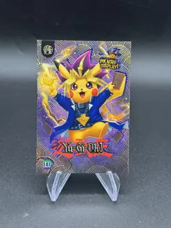 Yu-Gi-Oh Pikachu Cosplay Set 2025 Pokemon Chase Card E41 - Image 1
