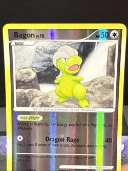 Pokemon Card Bagon SH10 Platinum Arceus Reverse Holo Moderately Played - Image 2