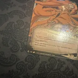 Naruto CCG The Nine-Tailed Fox Spirit Card Super Rare Foil English - Image 2