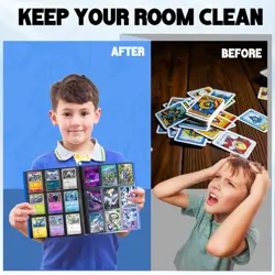 Trading Card Binder,9 Pocket 20 Pages 360 Cards,Collector Album,Card Folder - Image 3