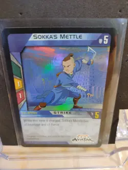 Avatar Last Airbender Sokka's Mettle Promo Upper Deck QuickStrike Foil Card - Image 1