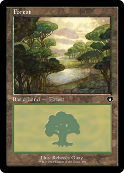 Forest (450) (Retro) [Commander Masters] Magic MTG - Image 1
