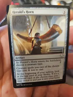 MTG - March of the Machine - Herald's Horn- NM - NF - Image 1
