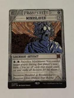 MTG Mindslaver - Outlaws of Thunder Junction Breaking News LP - Image 1