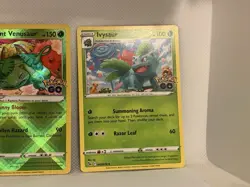 Pokemon Radiant Venusaur Holo Bulbasaur Ivysaur Pokemon Go Card Set PSA 8-10 - Image 5