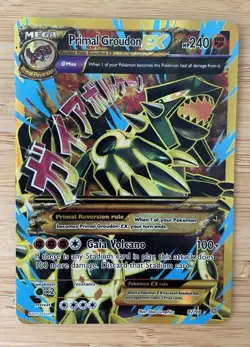Pokemon Primal Groudon EX Full Art Ancient Origins 97/98 Very Rare Card LP Cond - Image 1