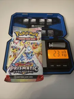 Heavy 23.10g Pokemon TCG Prismatic Evolutions Booster Pack ✅ - Image 1