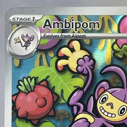 Ambipom 107/94 - Phantasmal Flames - Illustration Rare - Pokemon TCG - NM/M - Image 2