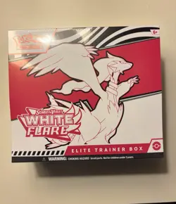 Pokemon TCG Scarlet Violet White Flare Elite Trainer Box ETB Sealed - Image 1