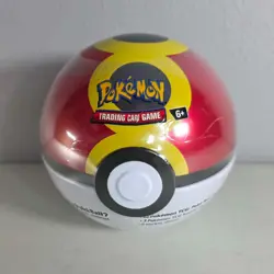 Pokemon 2025 Q4 Poke Ball Tin Repeat Ball D25 W/ 3 Booster Packs & Stickers - Image 1