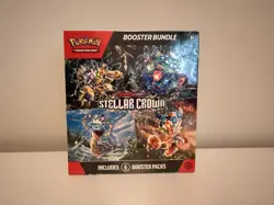 Pokemon TCG Scarlet & Violet Stellar Crown Booster Bundle Factory Sealed - Image 1