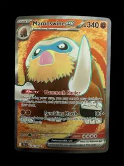 Pokemon TCG - Mamoswine ex Full Art 174/159 Sv09 Journey Together Holo Near Mint - Image 1