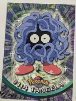 Topps Pokemon Tangela #114 TV Animation Edition Non Holo Blue Logo 2000 NM - Image 1