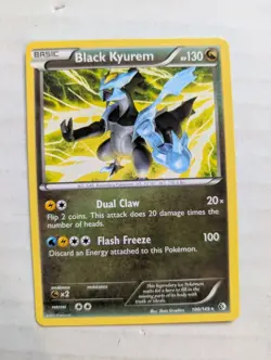 Pokemon TCG Black Kyurem Boundaries Crossed 100/149 Regular Rare - NM: Near Mint - Image 1