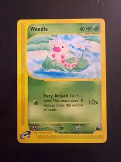Weedle 114/144 Skyridge Regular Pokemon TCG NM - Image 1