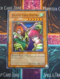 Yu-Gi-Oh! TCG Harpie Lady Sisters MRD-009 Super Rare OG Unlimited MP - Image 1