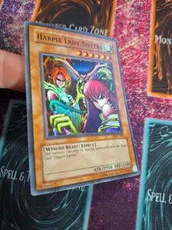 Yu-Gi-Oh! TCG Harpie Lady Sisters MRD-009 Super Rare OG Unlimited MP - Image 2