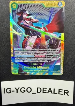 One Piece Dracule Mihawk SEC OP14-119 The Azure Sea's Seven In Hand NM - Image 1