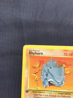 Pokemon Cards: Jungle 1st Edition Common: Rhyhorn 61/64 - Image 2