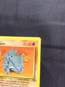 Pokemon Cards: Jungle 1st Edition Common: Rhyhorn 61/64 - Image 3