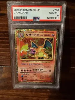 PSA 10 GEM MINT Charizard 003/032 CLL Japanese CLASSIC HOLO Pokemon Card - Image 1