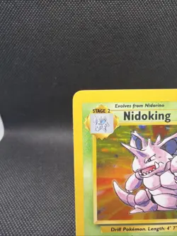 Nidoking 11/102 Base Set HOLO Rare Card Unlimited WOTC Pokemon TCG - Image 4