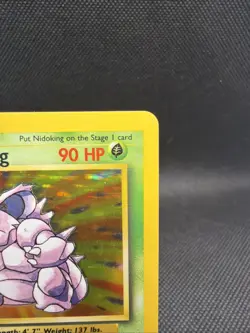 Nidoking 11/102 Base Set HOLO Rare Card Unlimited WOTC Pokemon TCG - Image 5