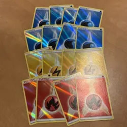 130X Pokemon TCG Bulk Bundle Of Reverse Holo Energy Cards including 2013 XY - Image 2