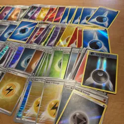 130X Pokemon TCG Bulk Bundle Of Reverse Holo Energy Cards including 2013 XY - Image 3