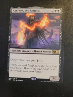 Kaervek, the Spiteful Core Set 2021 M21 MTG Magic the Gathering NM/LP Black - Image 1