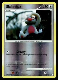SLAKOTH - 99/123 Common Mysterious Treasures Pokemon MP - Image 1