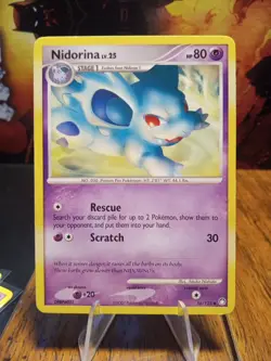 2007 Pokemon Mysterious Treasures Nidorina #56 Extremely LP - Image 1