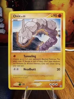 2007 Pokemon Diamond & Pearl Base Set Onix #92 Extremely LP - Image 1