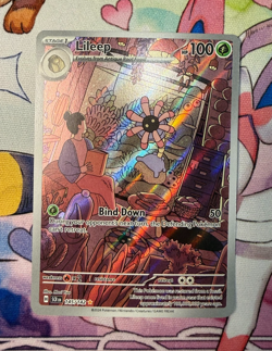 Lileep 145/142 Sv07: Pokemon TCG Stellar Crown Illustration Rare NM - Image 1