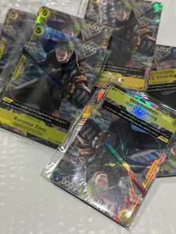 One Piece TCG Roronoa Zoro OP07-113 Illustration Box Vol. 3 Promo Holo Sealed - Image 3