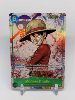 Monkey D Luffy SEC Alt Art OP13-118 Carrying On His Will One Piece - NEAR MINT - Image 1