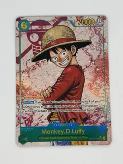 Monkey D Luffy SEC Alt Art OP13-118 Carrying On His Will One Piece - NEAR MINT - Image 3