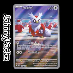 Pokemon TCG - Delibird 152/132 Illustration Rare Card - Mega Evolution (NM) - Image 1